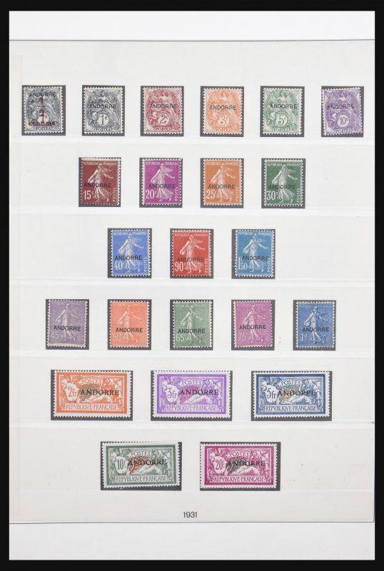 30697 French Andorra 1931-2012. - Image 1