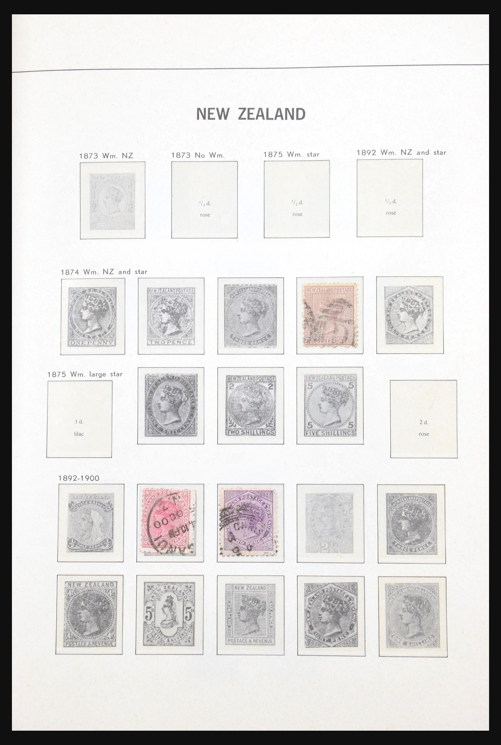 30898 001 30898 New Zealand 1874-1991. - Image 1