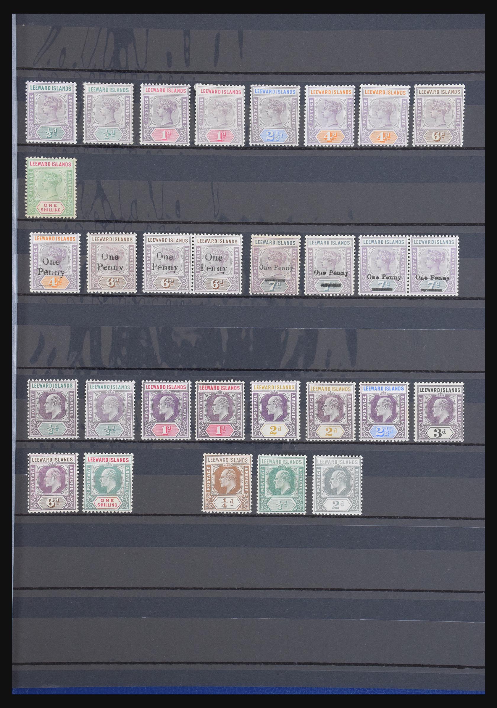 30907 001 30907 Leeward Islands 1890-1954. - Image 1