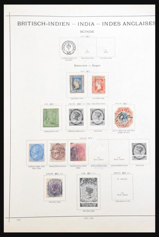 30894 British colonies in Asia ca. 1854-1940. - Image 1