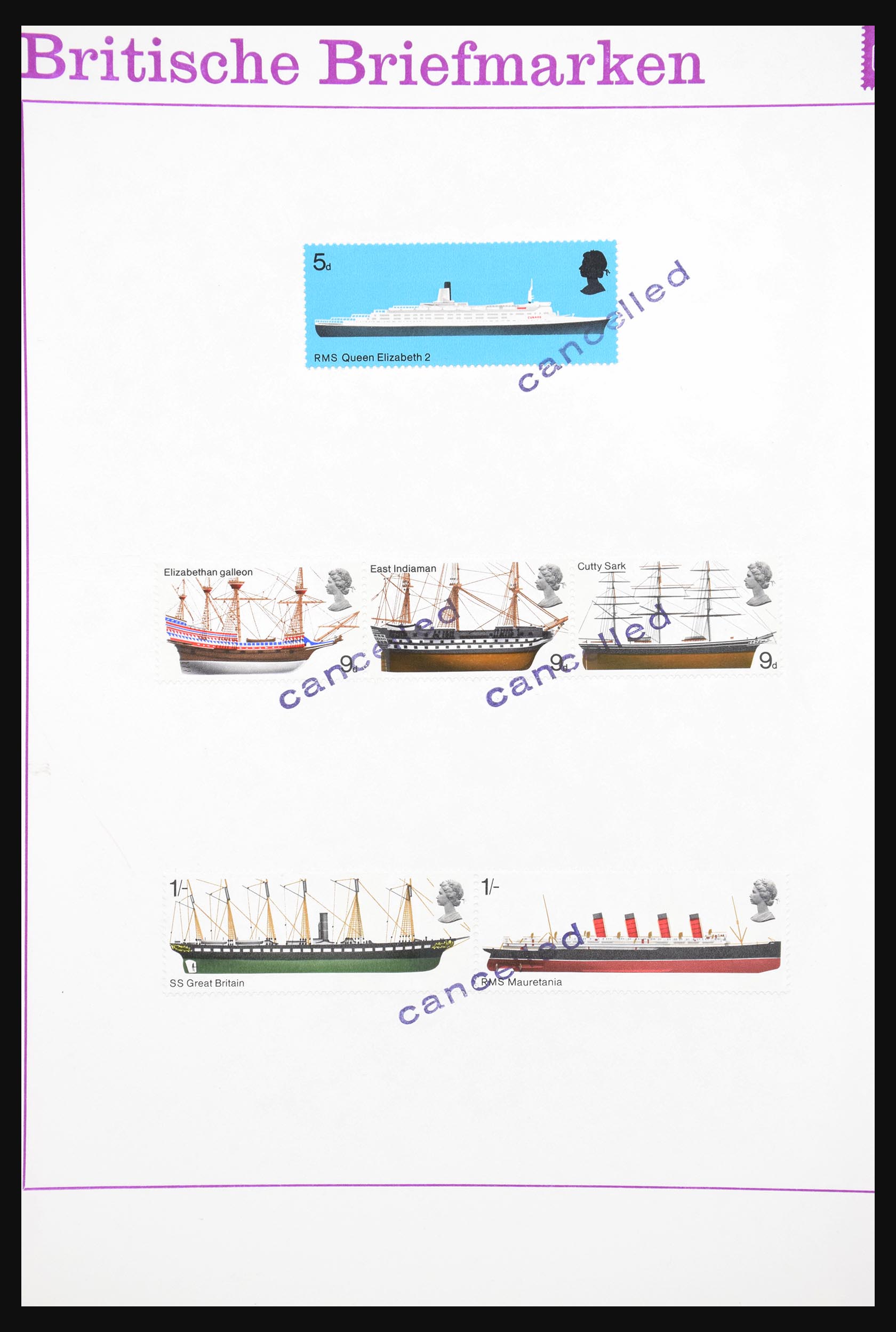 30920 001 30920 Great Britain Specimen 1969-1972. - Image 1