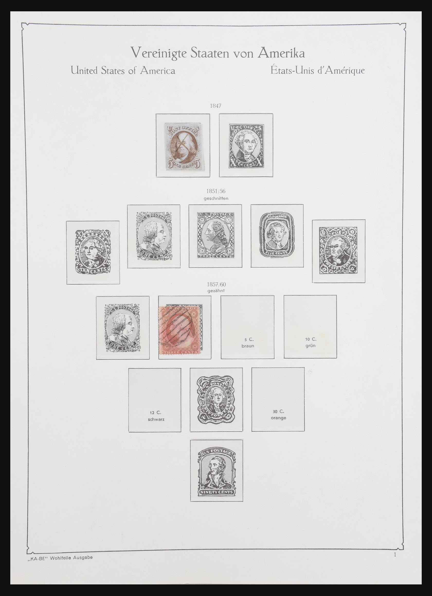 30931 001 30931 USA 1847-1944. - Image 1