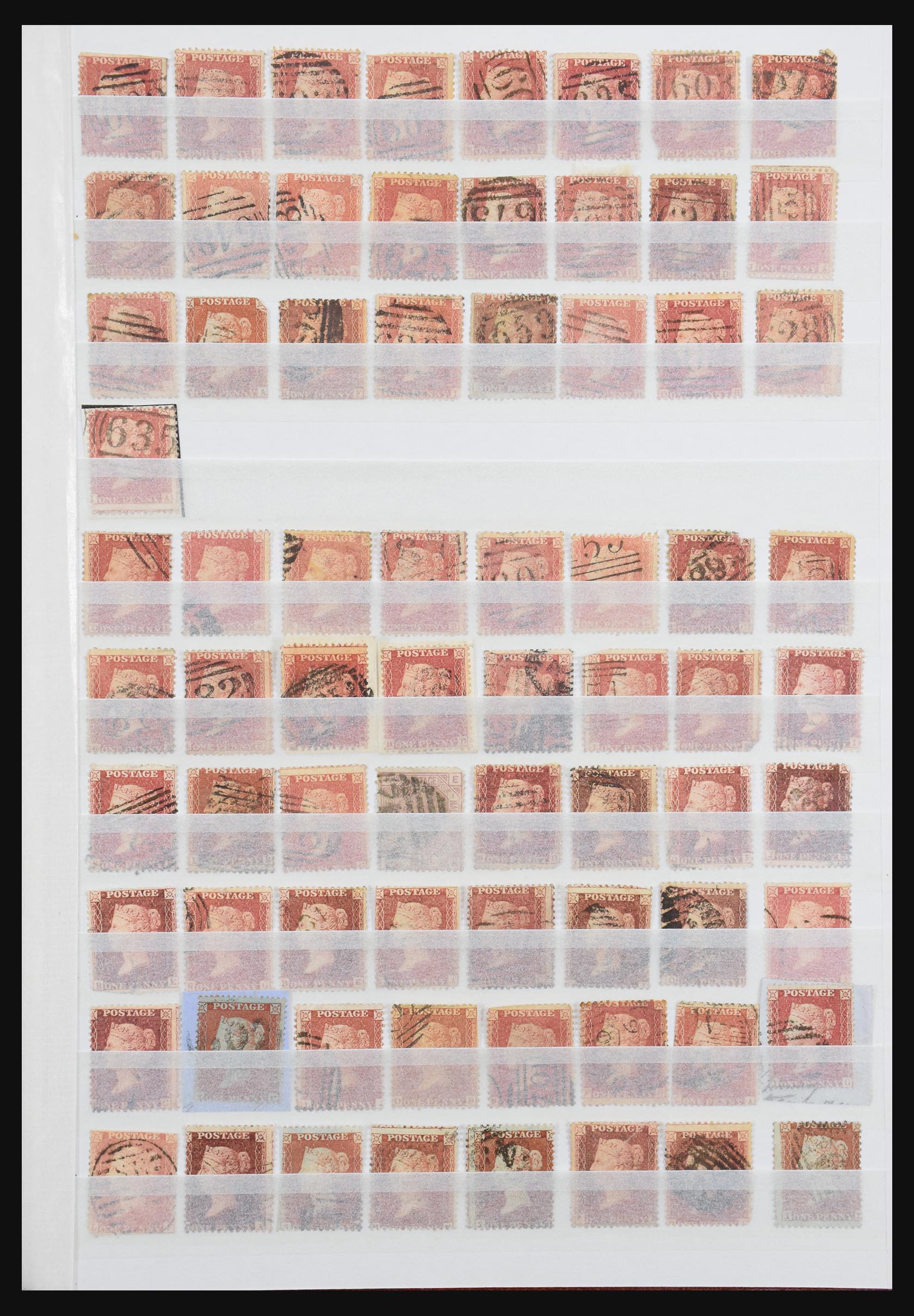 30941 001 30941 Great Britain penny reds 1854-1879. - Image 1