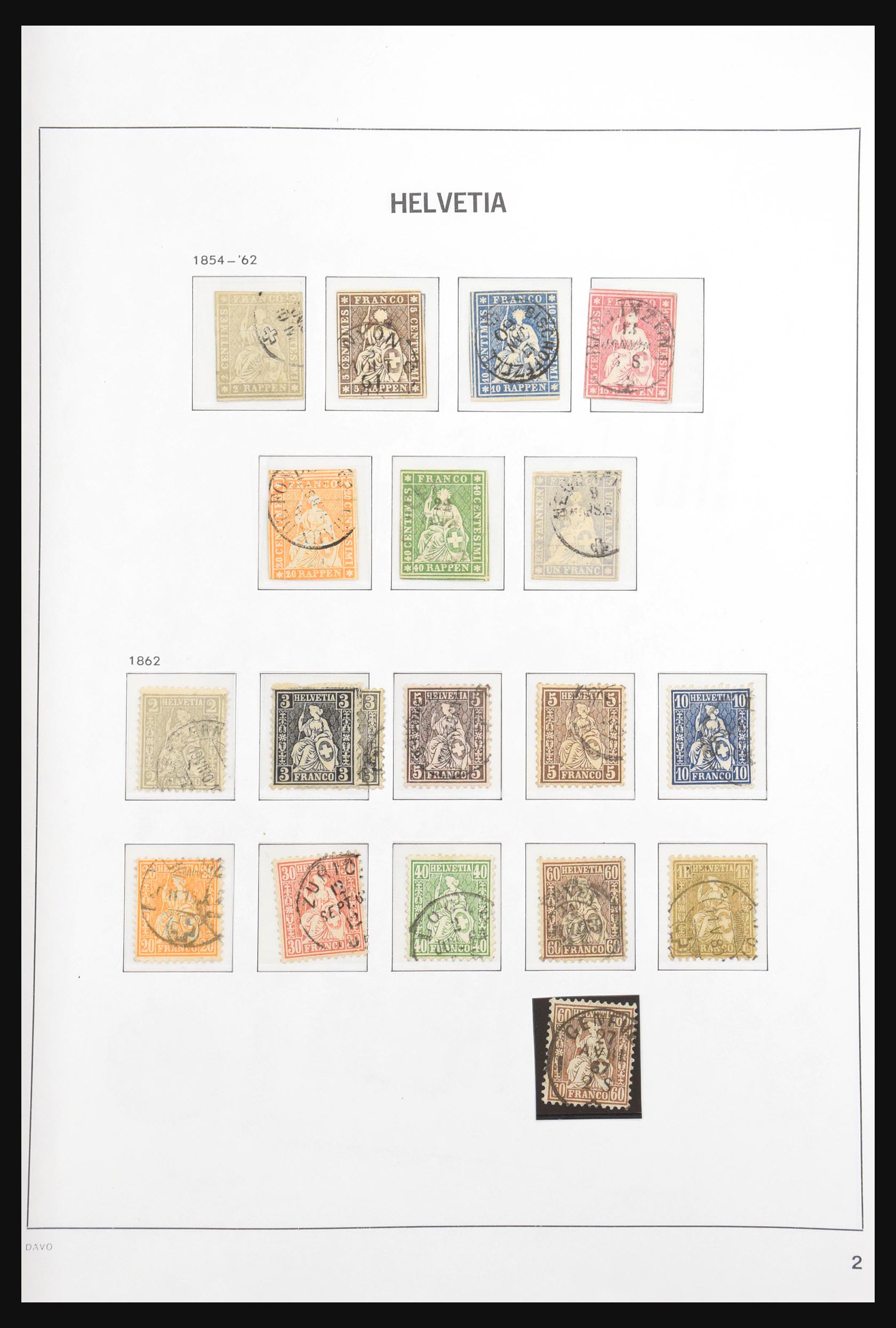 31019 002 31019 Switzerland 1850-2004. - Image 1