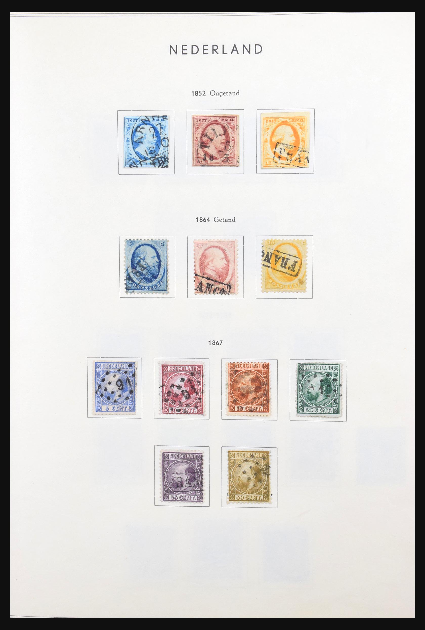 31024 001 31024 Netherlands and territories 1852-1975. - Image 1