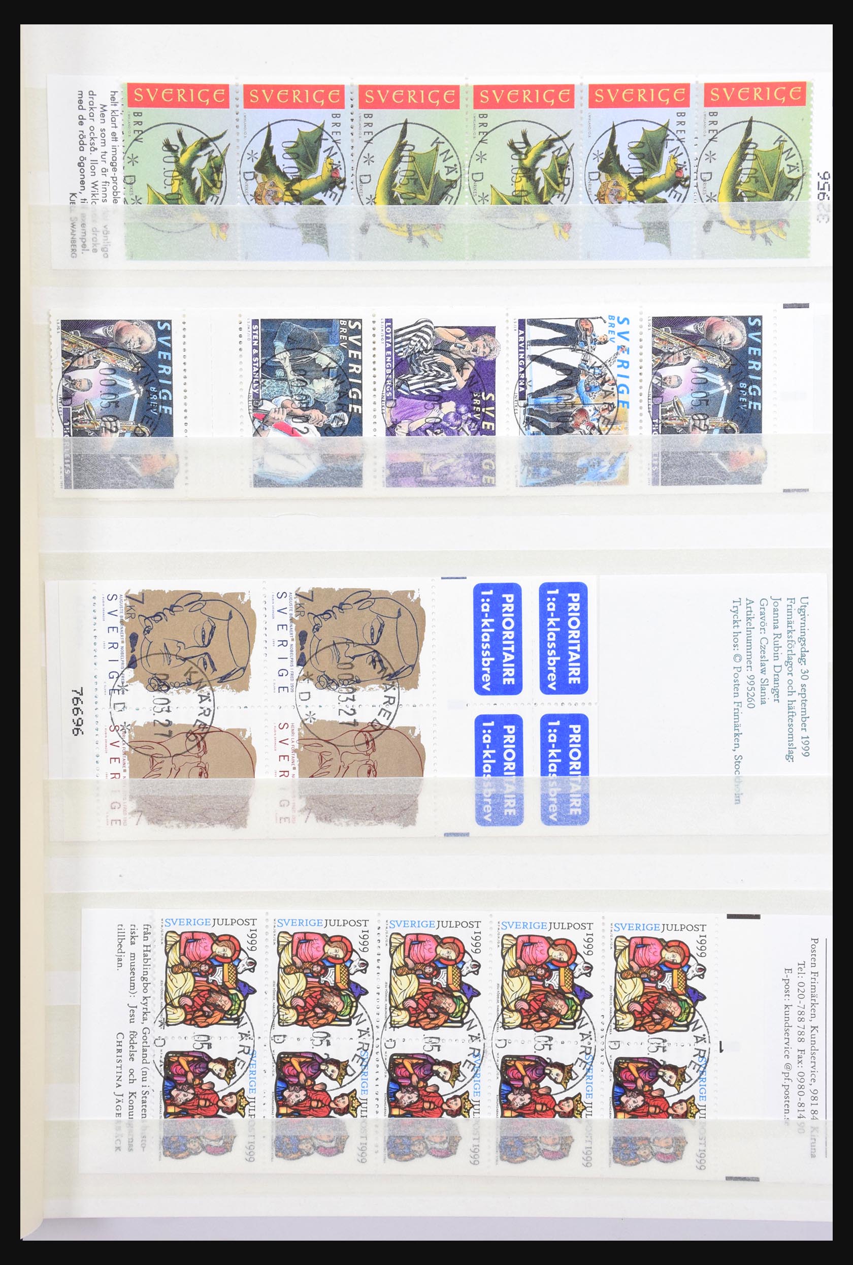 31120 001 31120 Sweden stamp booklets 1966-2000. - Image 1