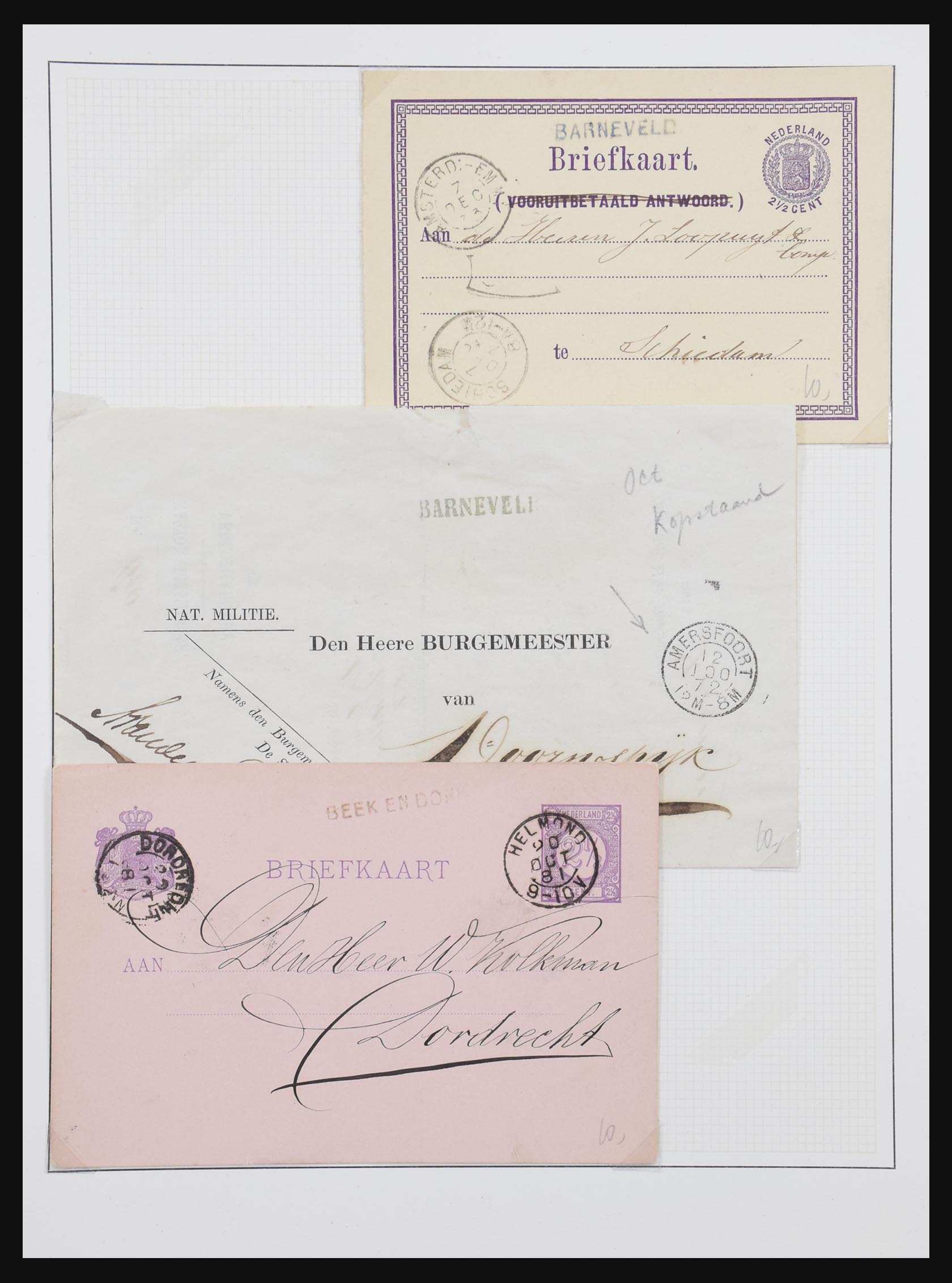 31135 003 31135 Netherlands namecancels 1864-1900. - Image 1