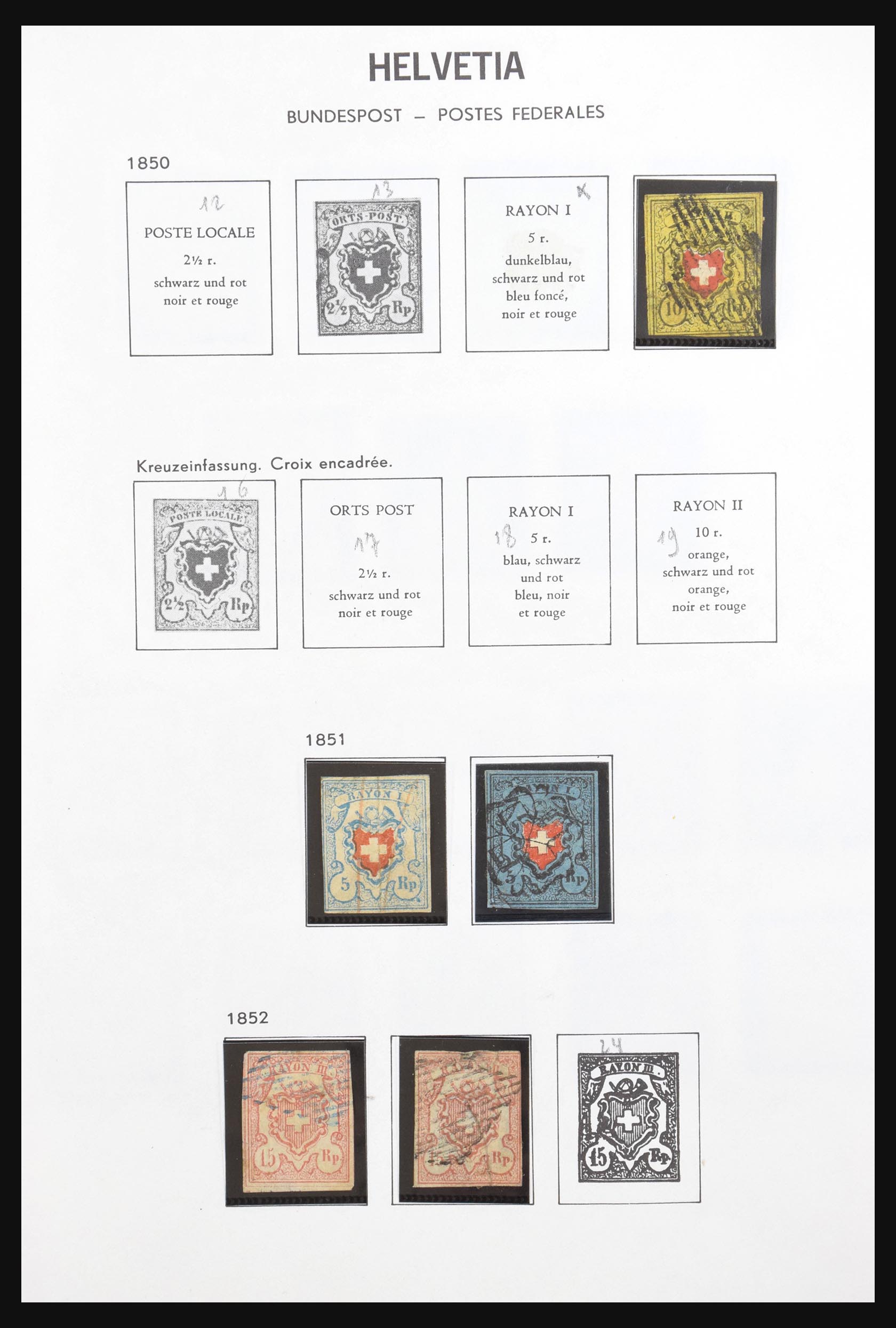 31156 001 31156 Switzerland 1845-1976. - Image 1