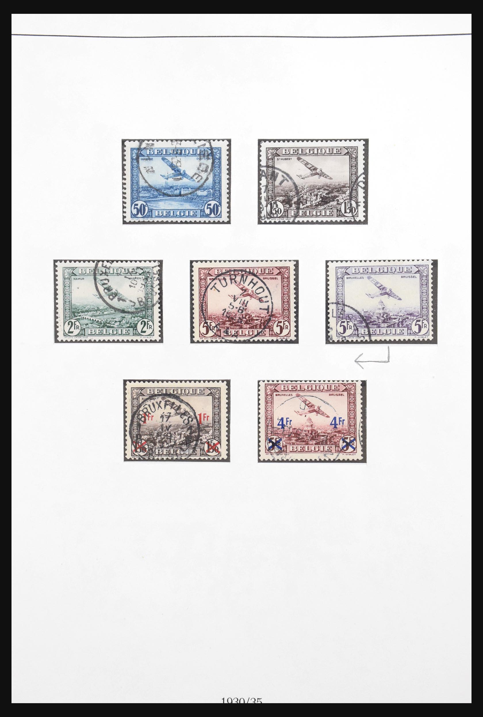 31173 001 31173 Belgium back of the book 1866-1987. - Image 1