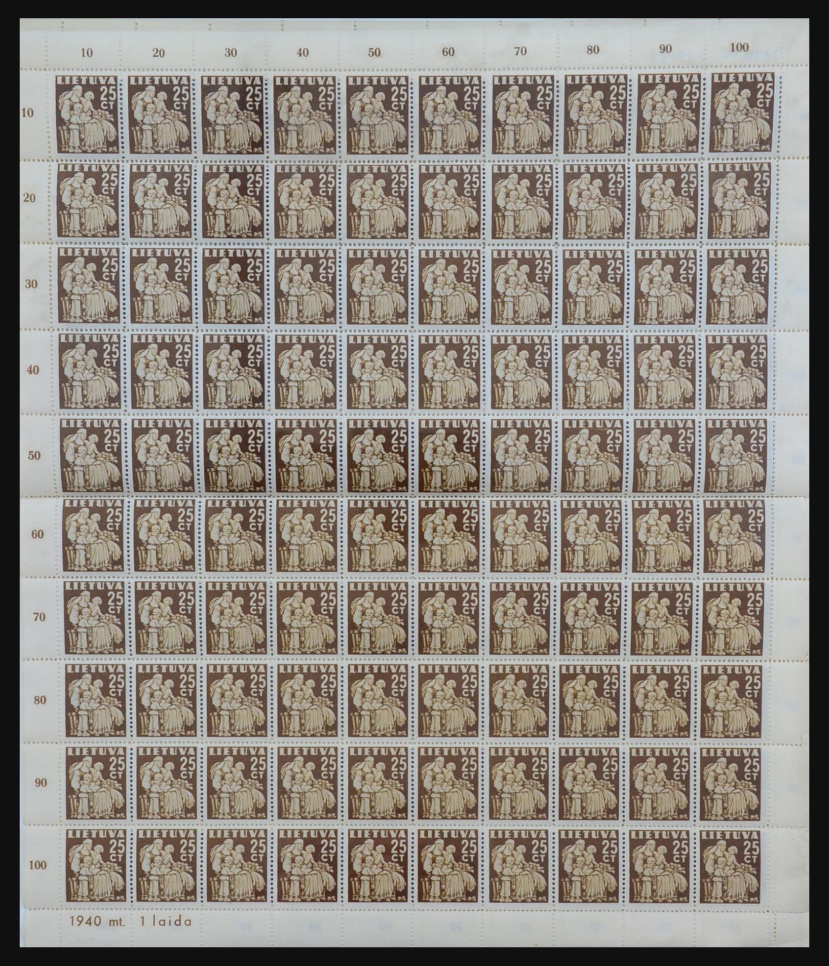 31201 001 31201 Latvia and Lithuania 20's and 30's. - Image 1