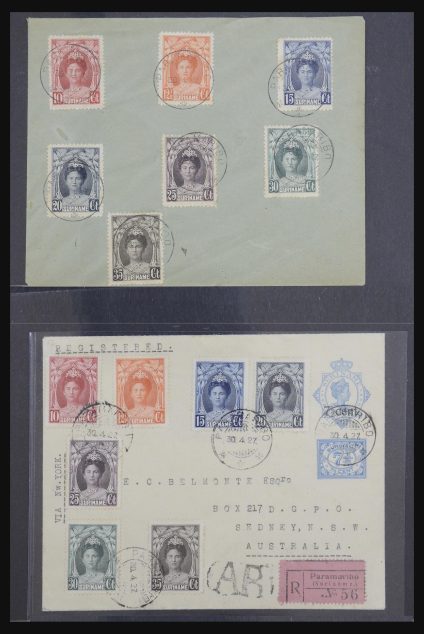 31102 Surinam FDC's 1927(!)-1975. - Image 1