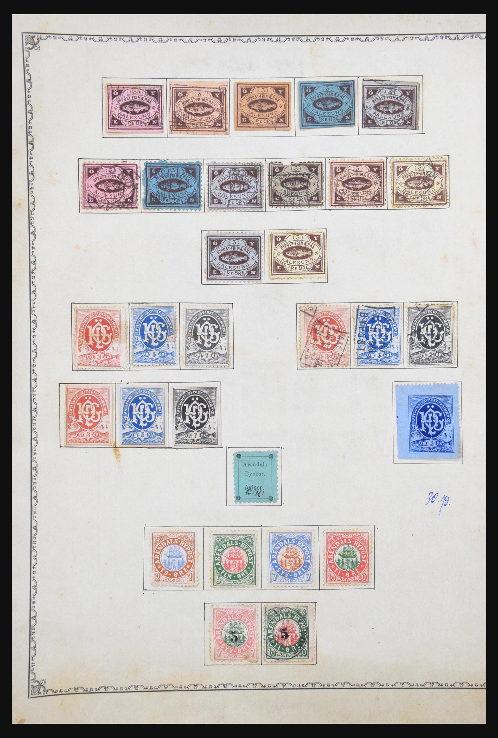 31153 001 31153 Scandinavia local post. - Image 1