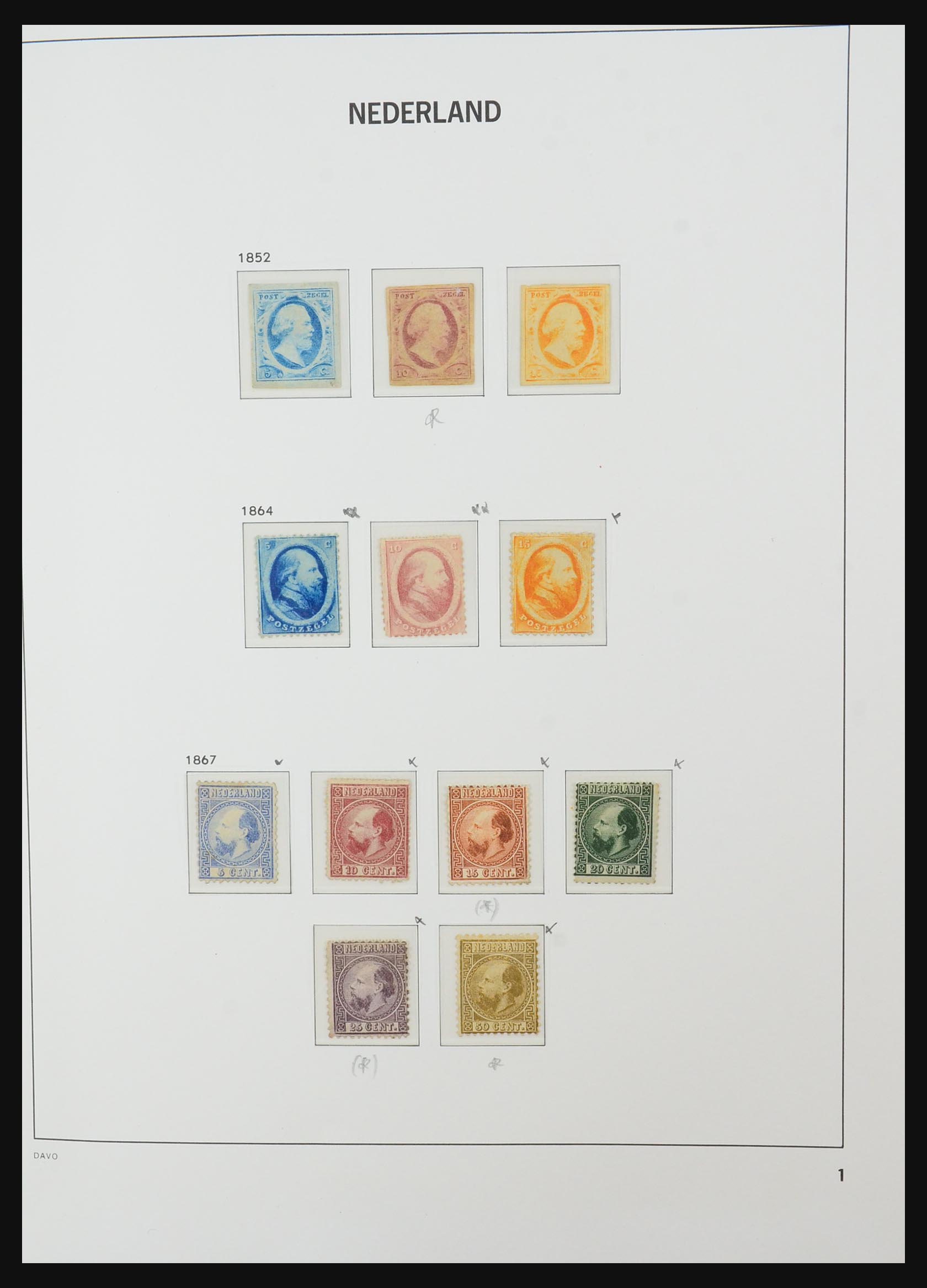 31319 001 31319 Netherlands 1852-1974. - Image 1