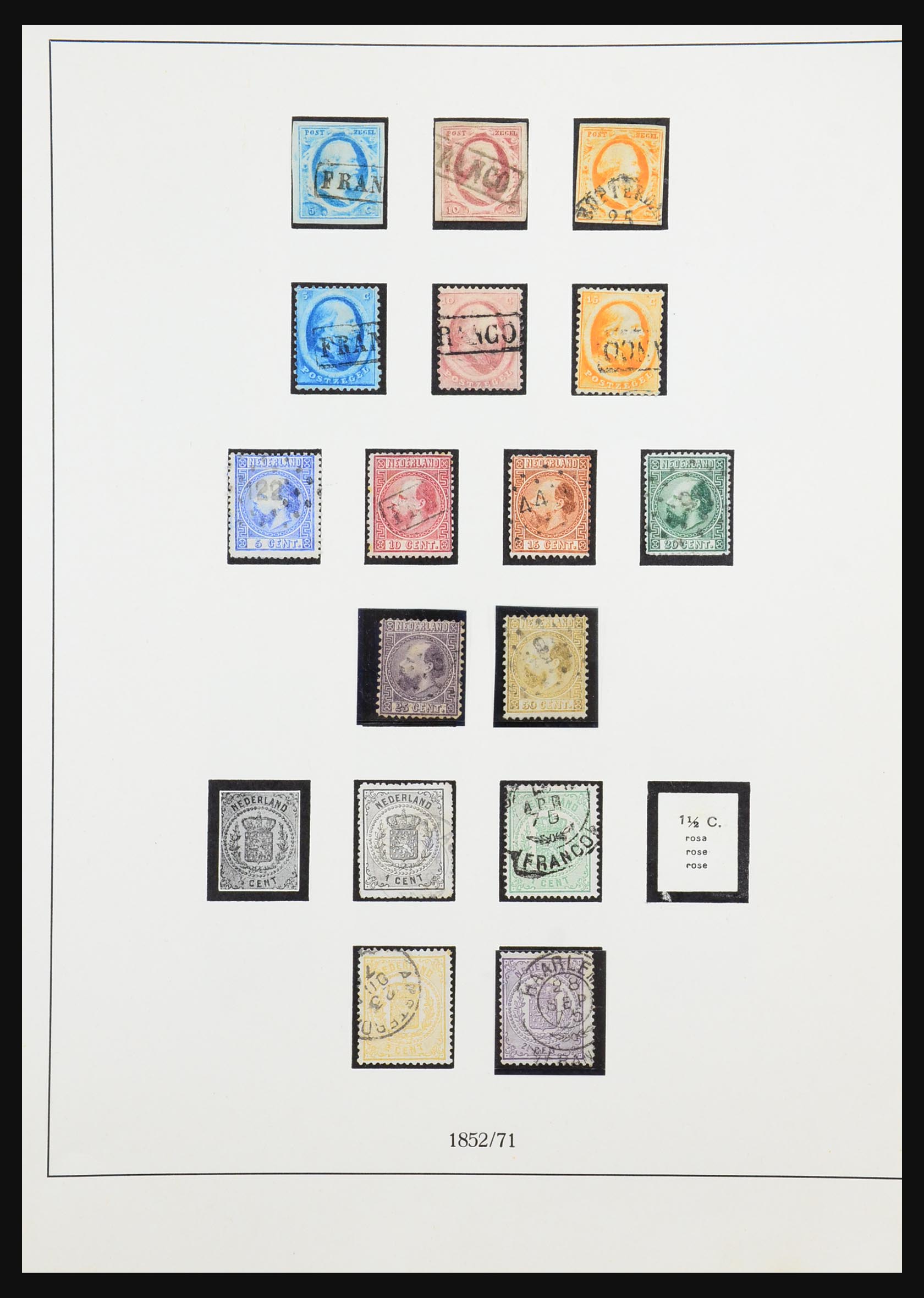 31421 001 31421 Netherlands 1852-1968. - Image 1