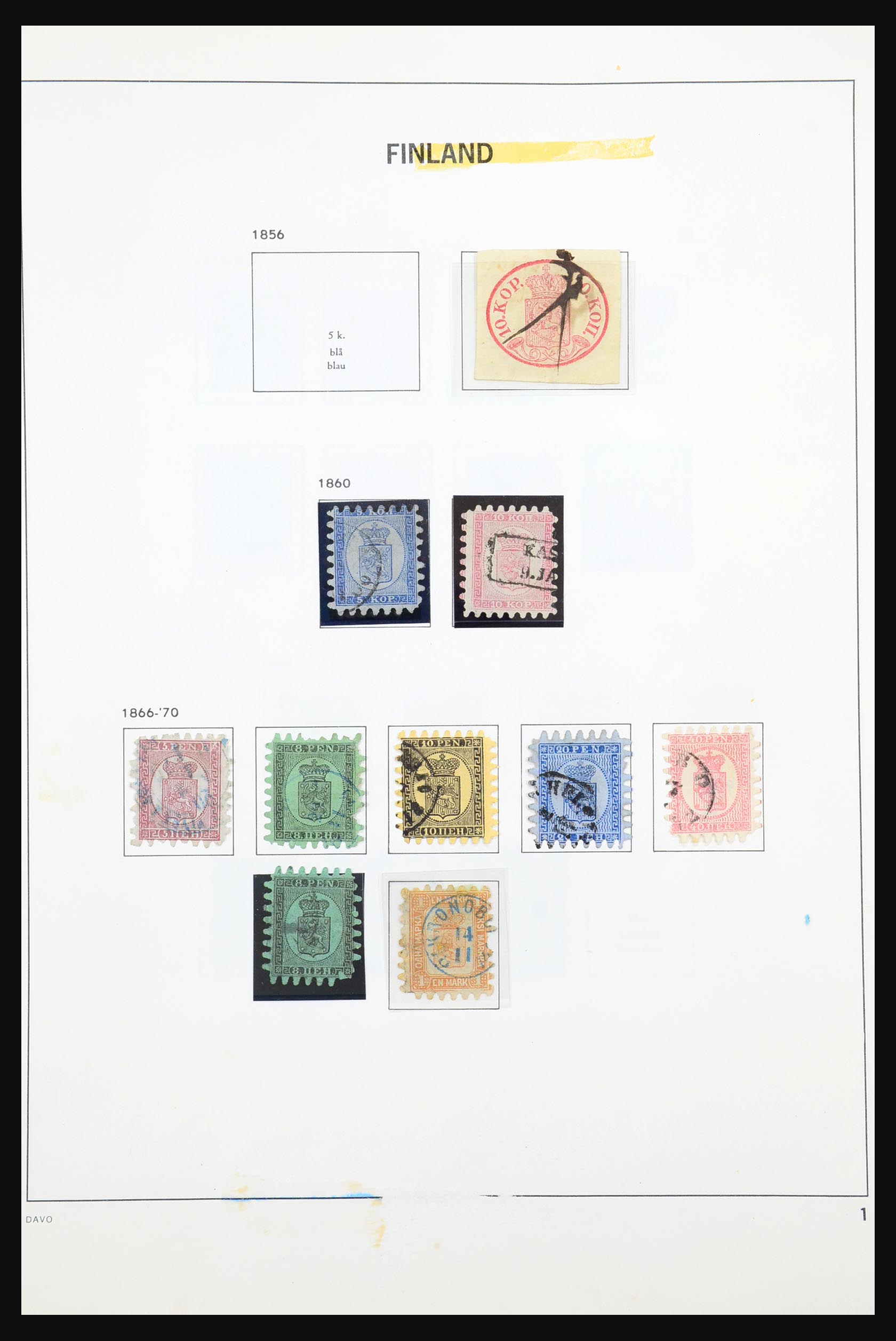 31427 001 31427 Finland 1856-1990. - Image 1