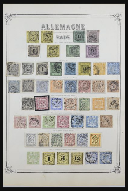 31820 Old German States 1849-1920. - Image 1