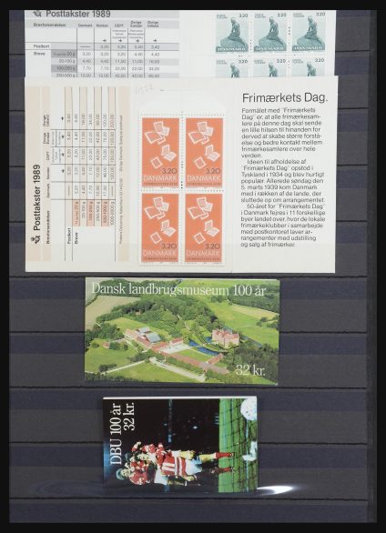 32433 Denmark stamp booklets 1989-2009. - Image 1