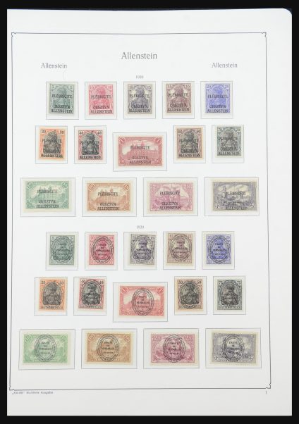 32529 Germany Abstimmungs Gebiete 1919-1920. - Image 1