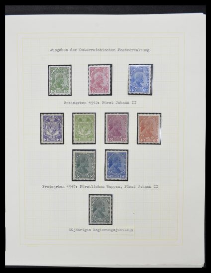 Stamp collection 33138 Liechtenstein 1912-2002.