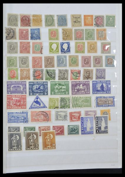 Stamp collection 33185 Iceland 1882-1989.