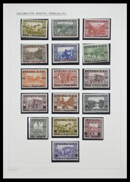 Stamp collection 33206 Yugoslavia 1918-1941.