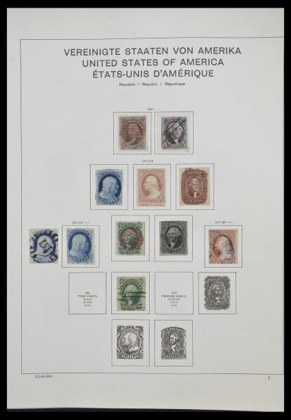 Stamp collection 33211 USA 1847-2010.