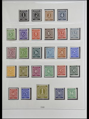 Stamp collection 33216 German Zones 1945-1949.