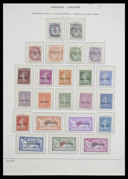 Stamp collection 33240 Andorra 1928-1996.