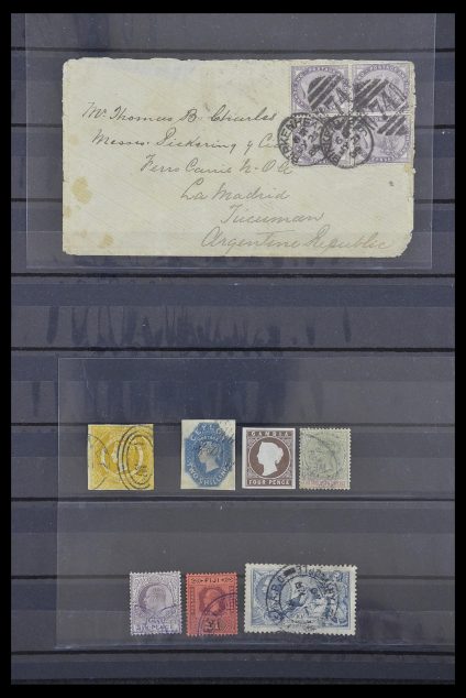 Stamp collection 33243 Great Britain and colonies 1854-1920.