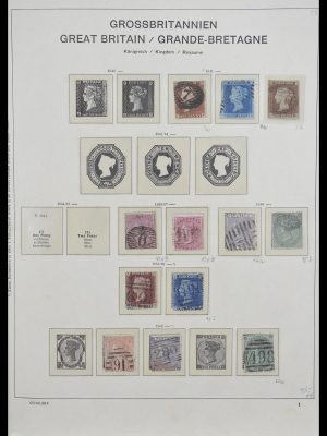 Stamp collection 33250 Great Britain 1841-1995.