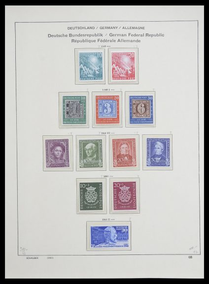 Stamp collection 33276 Bundespost 1949-1995.