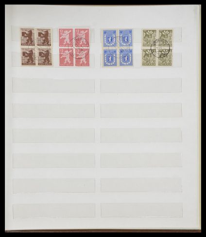 Stamp collection 33317 Sovjet Zone 1945-1949.