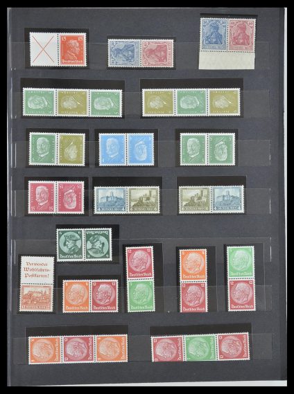 Stamp collection 33322 German Reich combinations 1921-1941.