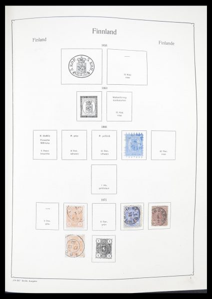 Stamp collection 33379 Scandinavia 1856-1972.