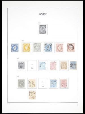 Stamp collection 33389 Norway 1856-2013.