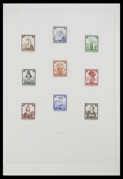 Stamp collection 33406 European countries 1938-1955.