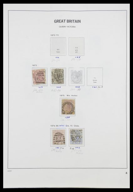 Stamp collection 33419 Great Britain 1875-1993.