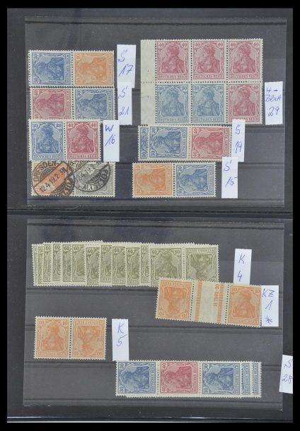 Stamp collection 33454 German Reich combinations 1921-1941.