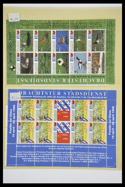 Stamp collection 33543 Netherlands local post 1969-2017.