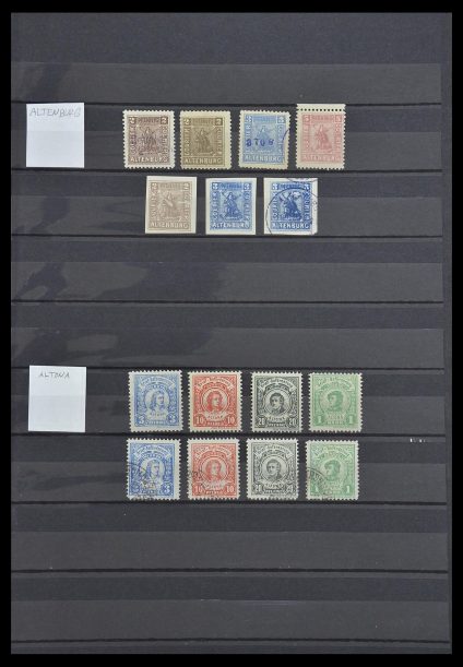 Stamp collection 33552 Germany local post 1880-1905.