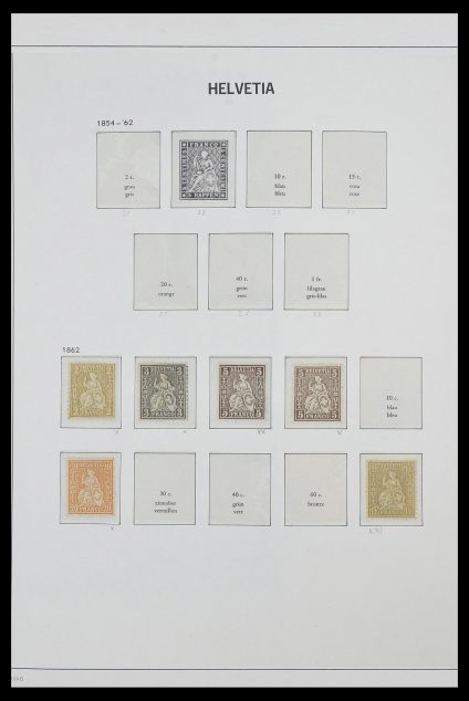 Stamp collection 33556 Switzerland 1862-2000.