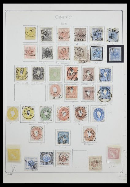 Stamp collection 33593 Austria and territories 1850-1959.