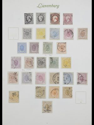Stamp collection 33609 Luxembourg 1852-1968.