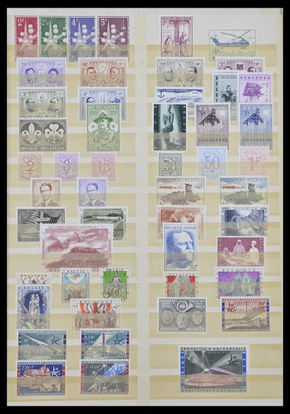 Stamp collection 33613 Belgium 1957-1983.