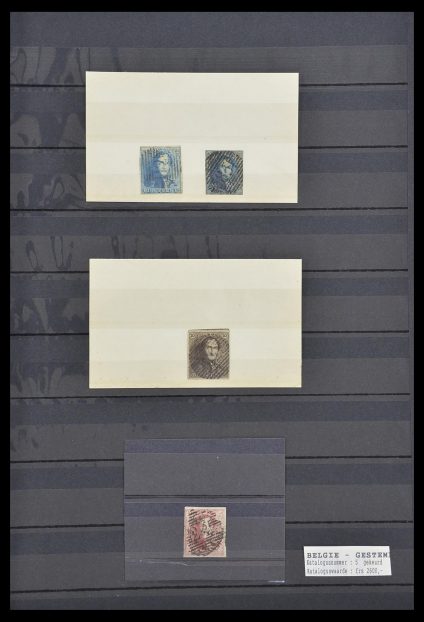 Stamp collection 33617 Belgium 1849-1970.