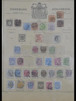 Stamp collection 33628 Scandinavia 1851-1900.