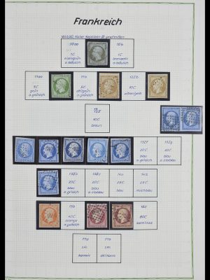 Stamp collection 33634 France 1849-2000.