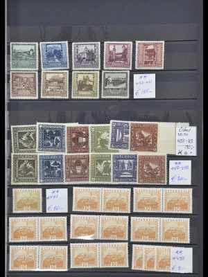 Stamp collection 33668 Austria 1923-1957.