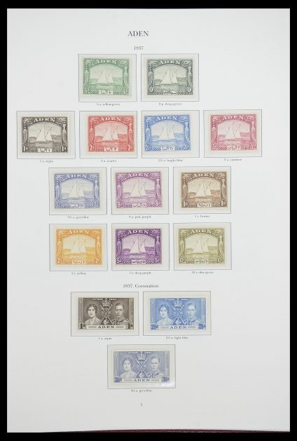 Stamp collection 33665 British Commonwealth 1937-1952.
