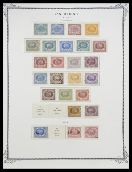 Stamp collection 33677 San Marino 1877-1976.